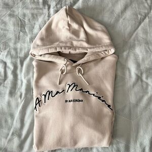 NIKE Men’s Air Jordan x A Ma Maniere Collab Cream Hoodie, Size M